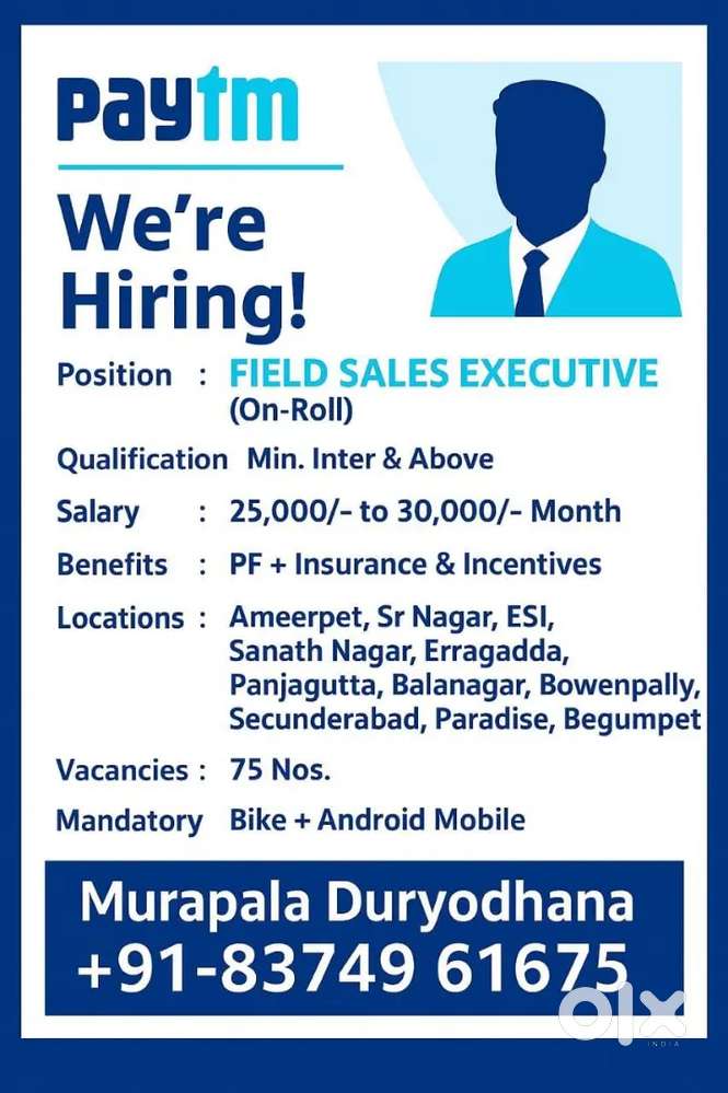 FIELD SALES EXECUTIVE