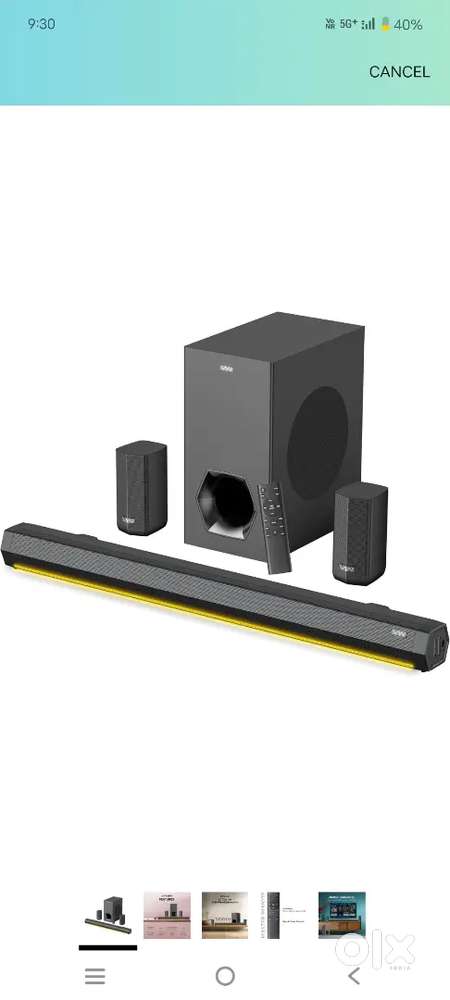 Aura bar 5.1 home theatre