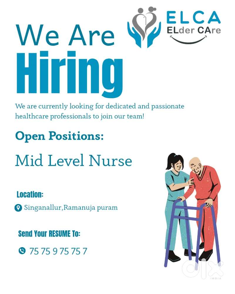 Job vacancy for Nurse