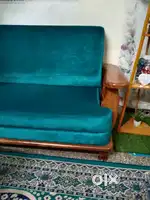 5 seater wooden sofa set