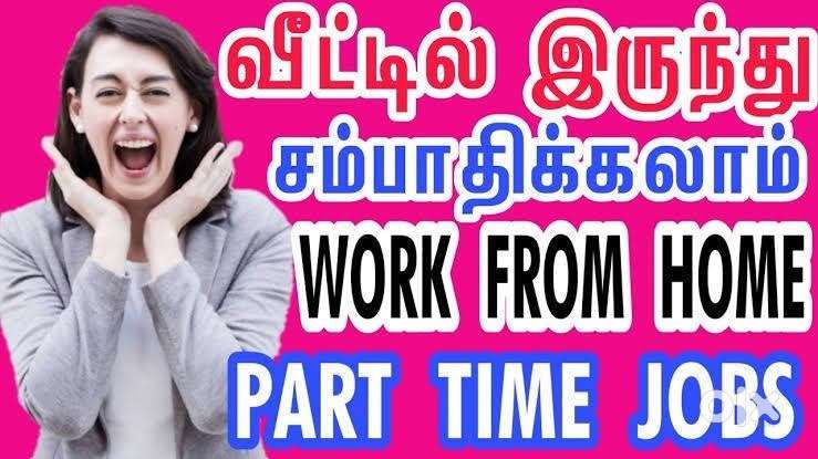 Female work from home work