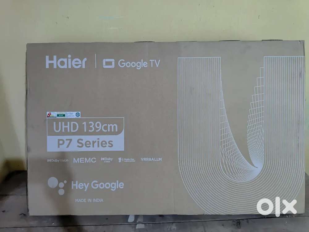 Haier 55(139)cm Google ULTRA HD 4k Dolby Atmos TV (new silpack )