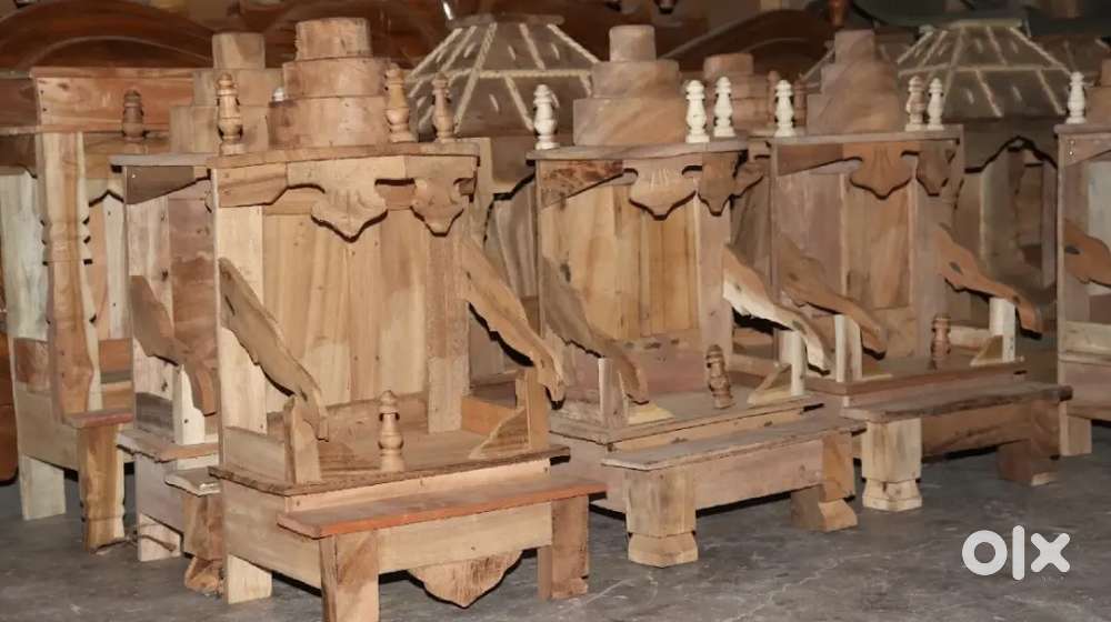 Small Wooden Mandirs for Home