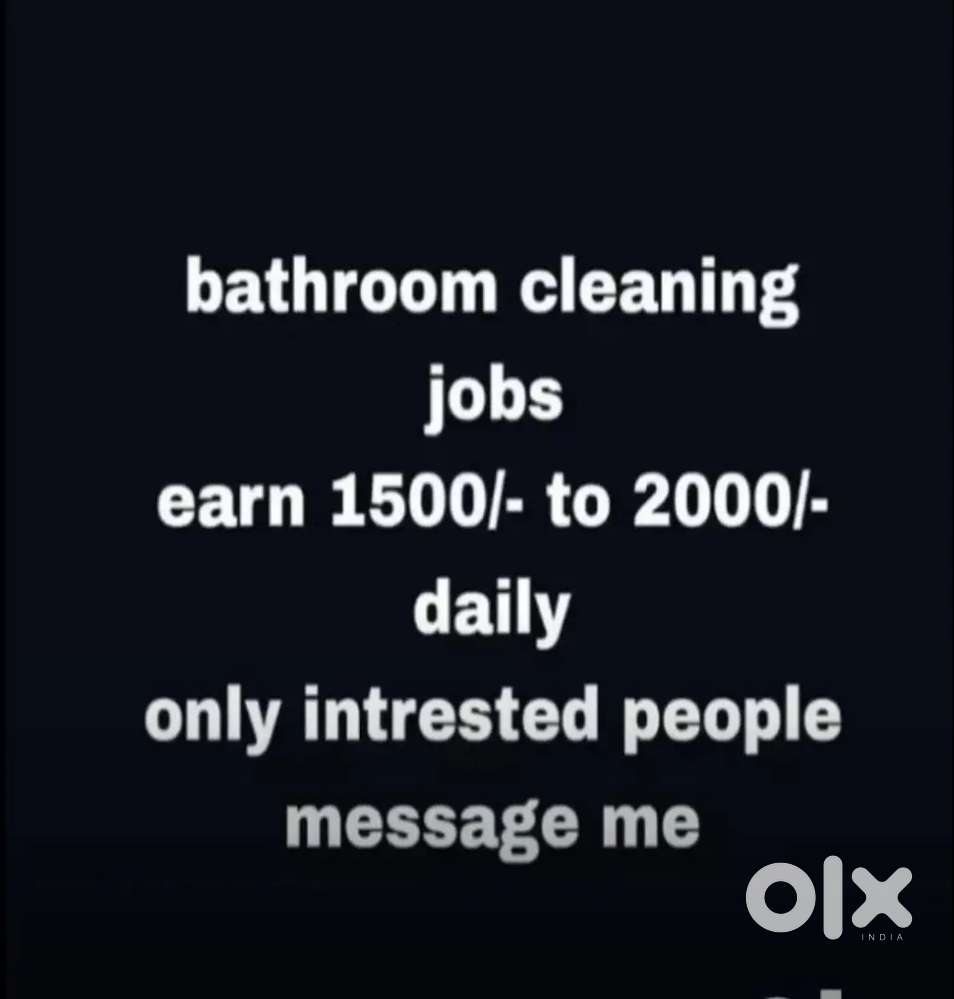 PROFESSOR BATHROOM CLEANING JOB