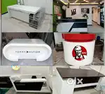 Customised office table furniture chairs conference table reception