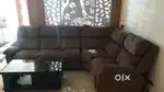 Imported Boss soft cushion 5 seater L Sofa with a recliner