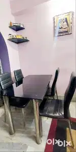 Dining table and chairs