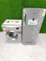 ifb front load washing machine & samsung fridge combo