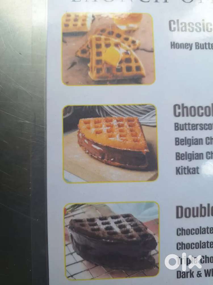 Male Freshers required for waffle and pancakes