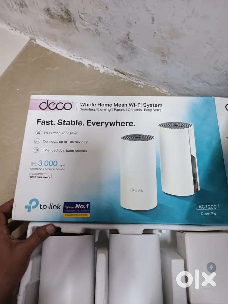 Wifi TP link Deco E4 AC 1200 MBPS Wi-Fi router price 1500