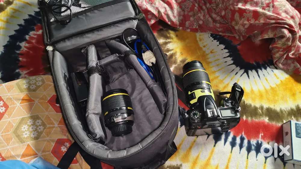 Nikon d7000 2 lens, 1 pis bag, 2 battery, 1pis memory card
