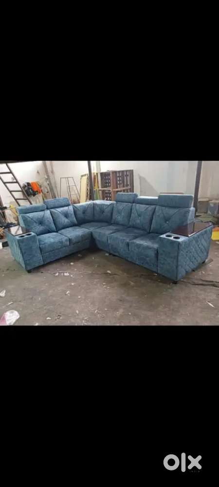 PREMIUM L TYPE HEAD REAST FLAT HANDLE SOFA AVAILABLE ZAM ZAM FURNITURE