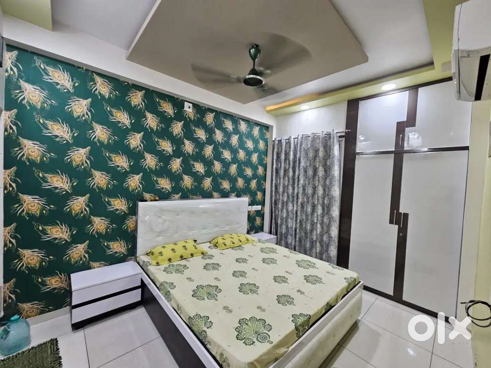 Available Beds @ 5000/-  furnished for three PG with double bed