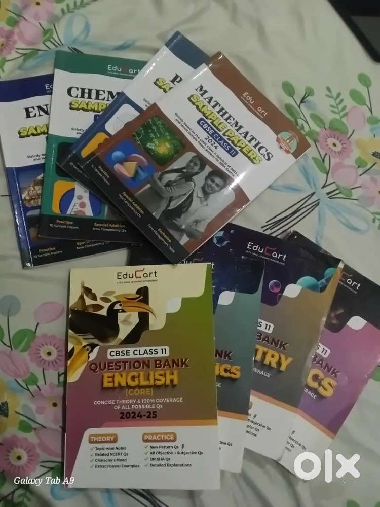Educart Class 11th Question Bank + Sample Paper (2024-25)-[PCM + ENG]