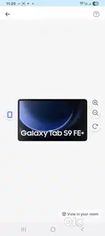 New tablet seel packed  samsung s9 fe plus 1 yr warranty