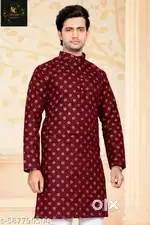 Men's Fancy Printed Cotton kurta
