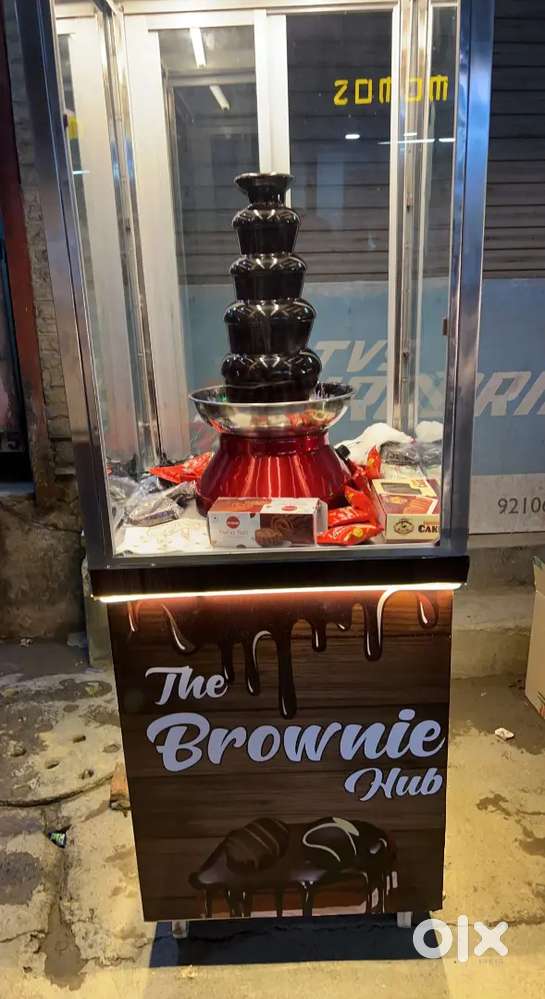 Hot Chocolate Brownie Cart