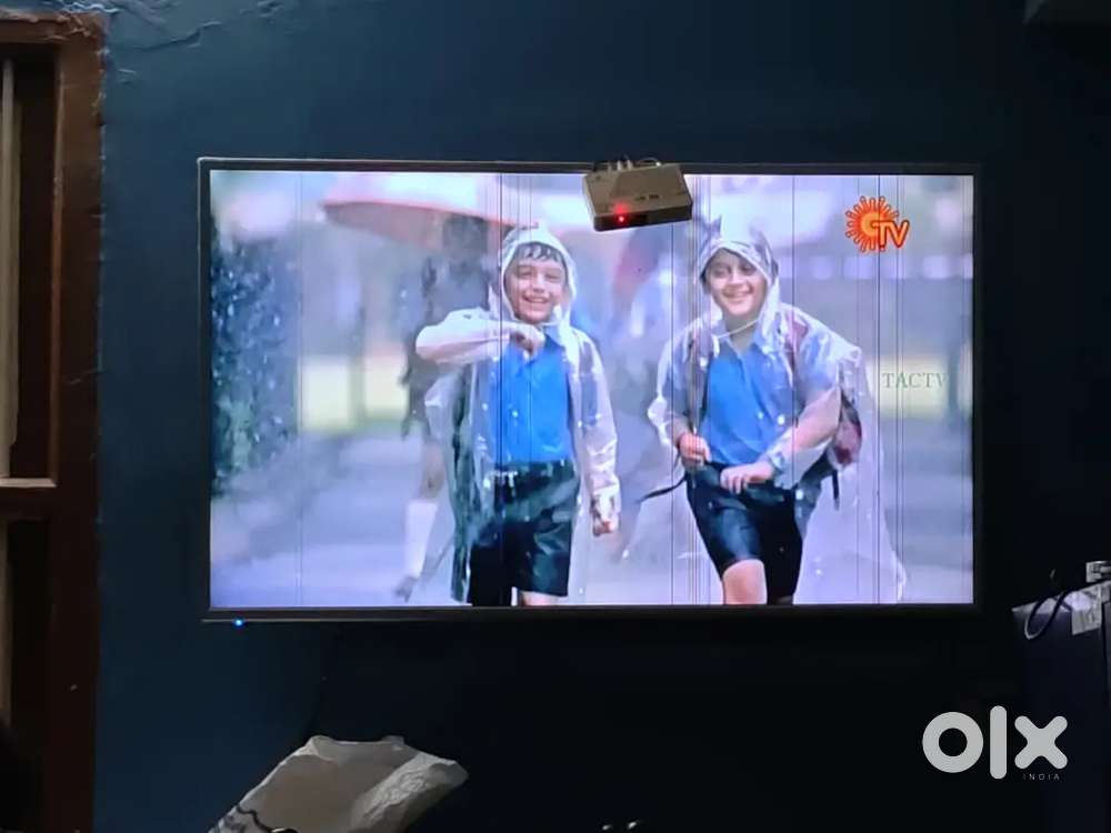 View ex plus 55 inch tv display line only
