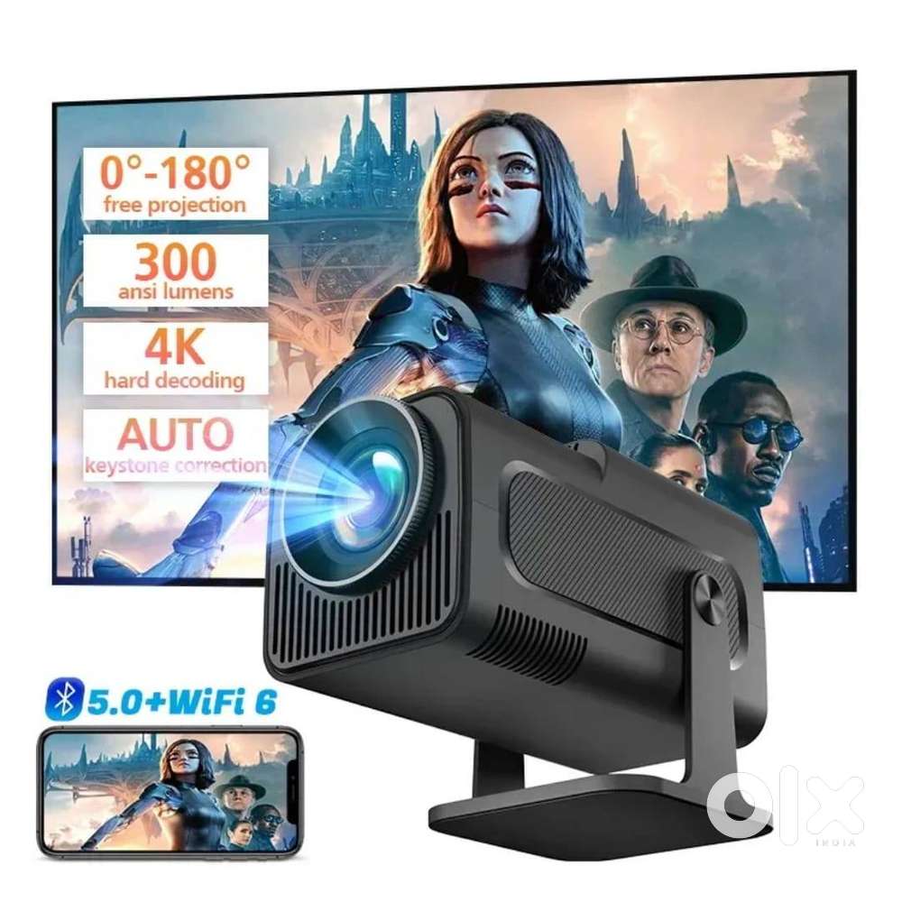 4k support Led Smart android Bluetooth WiFi Projector