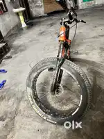 Bicycles fat bike double disc all working