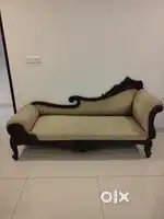 Couch, Dining Table, Wooden Almira