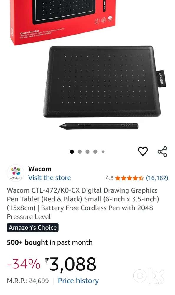 Wacom pen tab