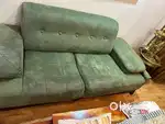 A PAIR OF TWO SEATER SOFA