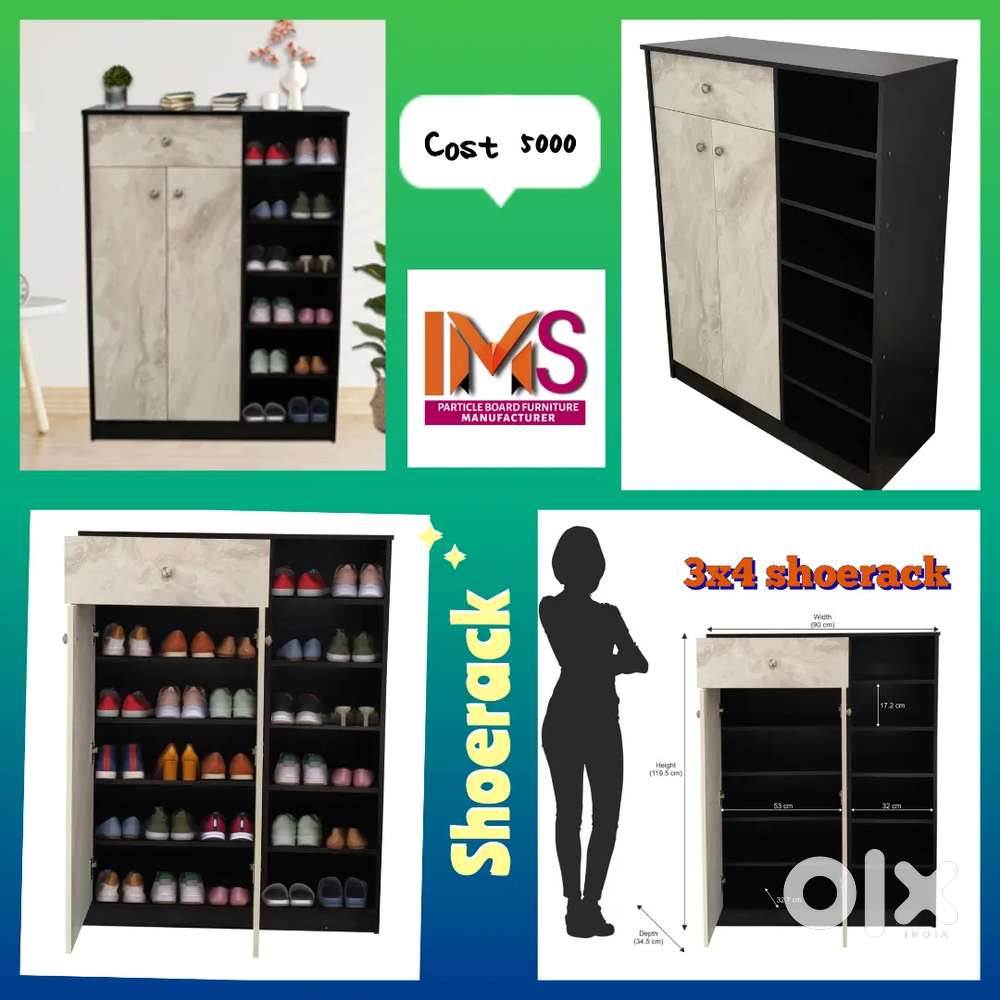 3x4 shoerack brand new