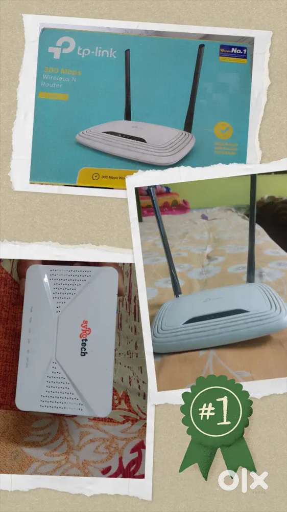 TP LINK ROUTER 841N + SYROTECH GPON