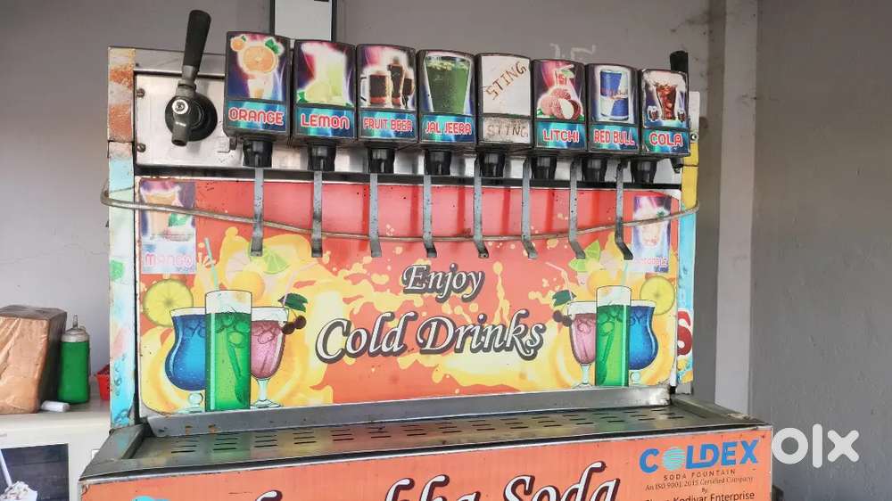 10 flavour soda machine