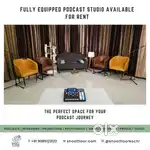 Fully Equipped Podcast Studio Available For Rent.