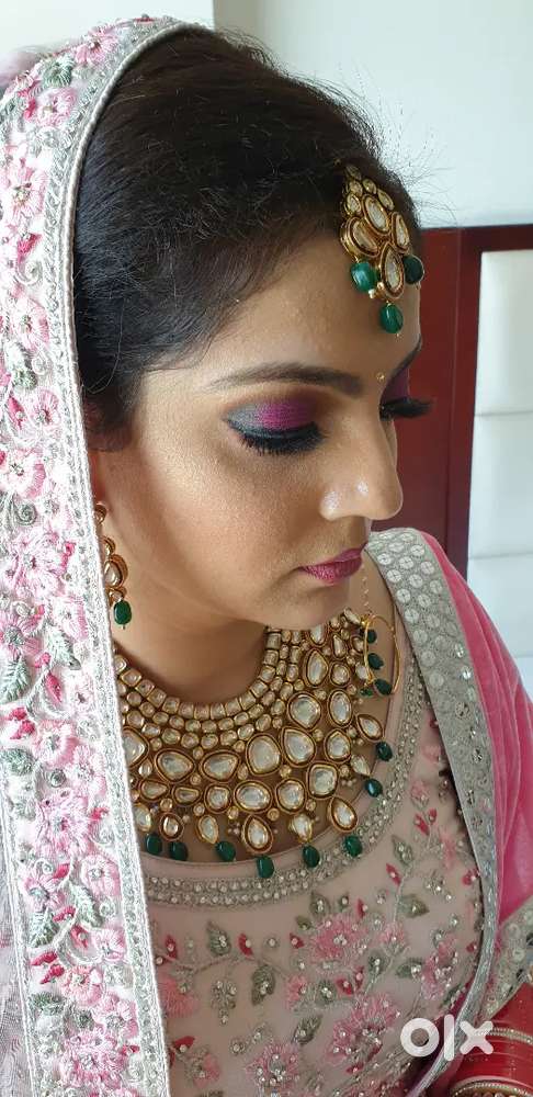 Beautician makeup artist and hairstyling