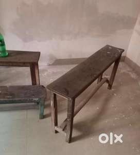School benches and chairs