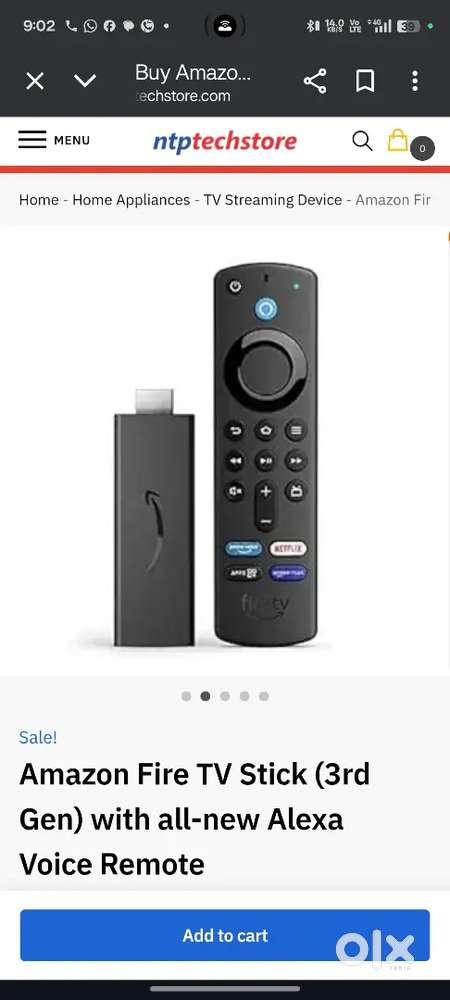 Fire TV stick 3rd gen