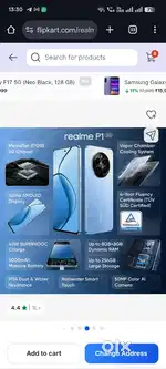 Realme p1 5g in display fingerprint  6+6/128gb 4 months old