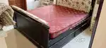 Wooden Bed with full storage drawers