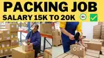 Packing job