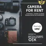 Camera for rent