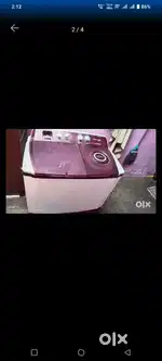 2 yeas old (urgent sell) Good Condition semi automatic washingMachine