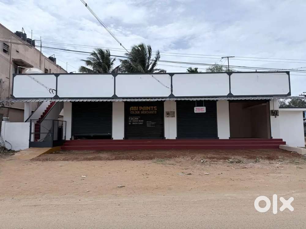 4 shops 3 houses for sale at vellalur includes 45000 rental income