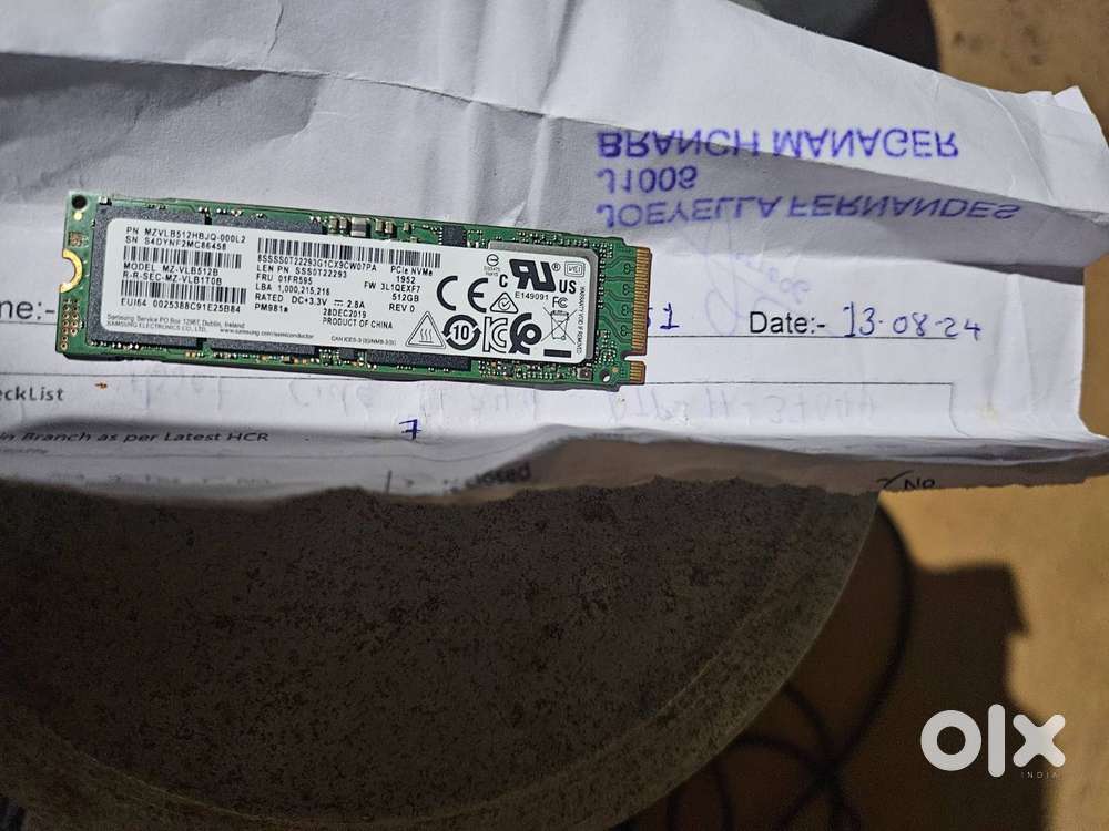 Ssd samsung company 512 GB ssd