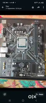 Intel I5 9400f and Gigabyte motherboard H310, 16GB DDR4 2666 MHZ RAM