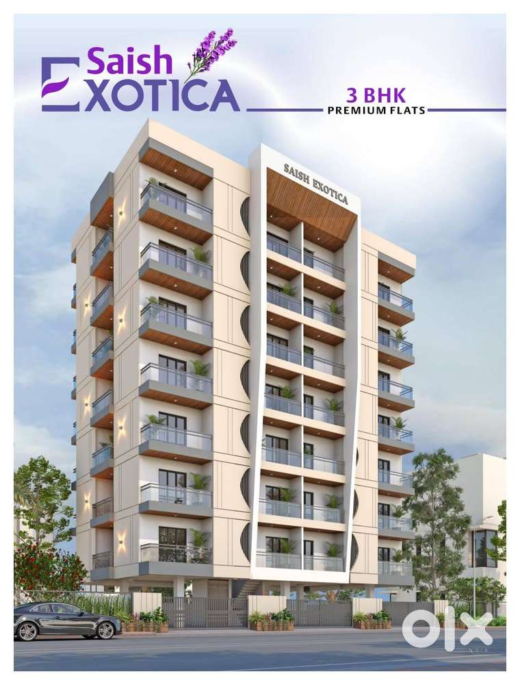 3 BHK Lavished Flat For Sale* *At Hanuman Nagar, Near Trikoni Ground,