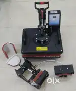 Sublimation 5 in 1 machine with printer full tank ink free,t-shirt
