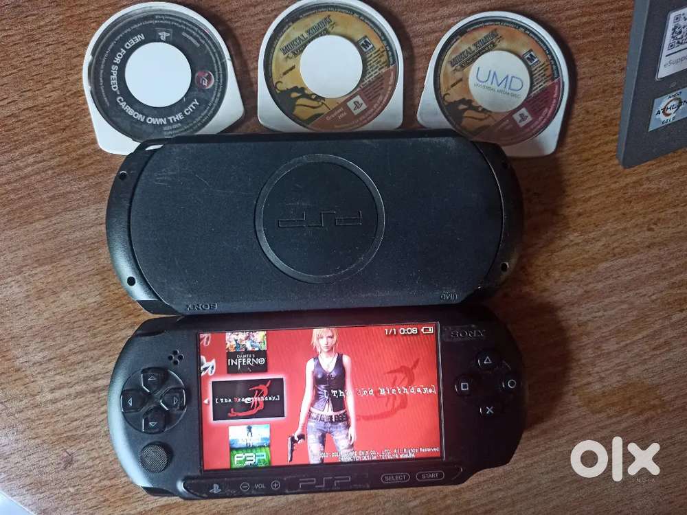 PlayStation Psp console handheld with 10+game
