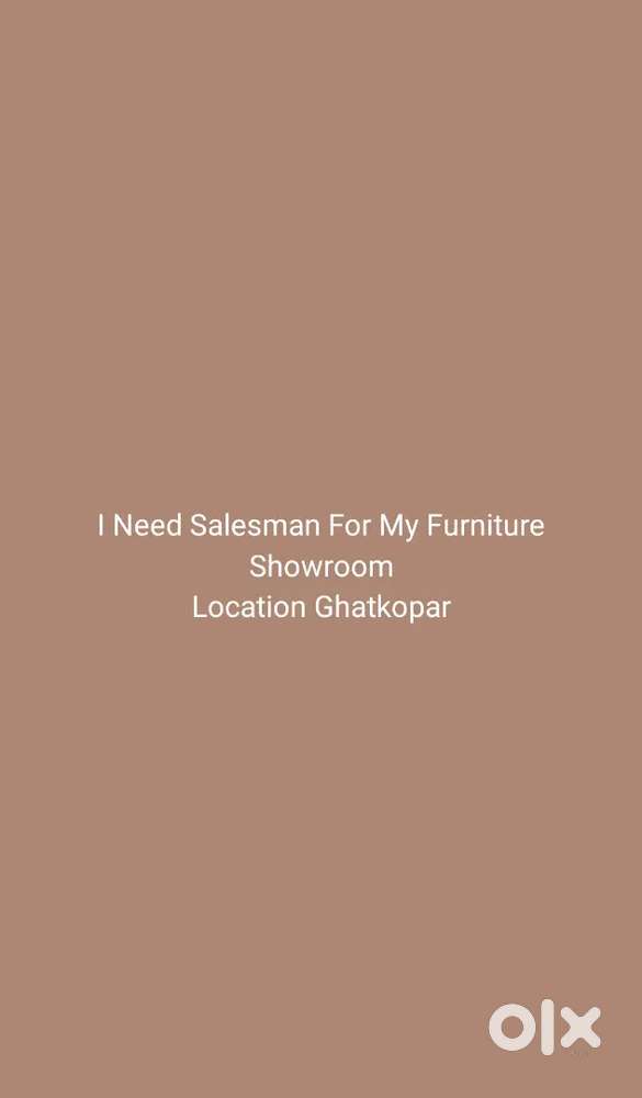 I Need Furniture Salesman Sofa And Cupboard And Bed