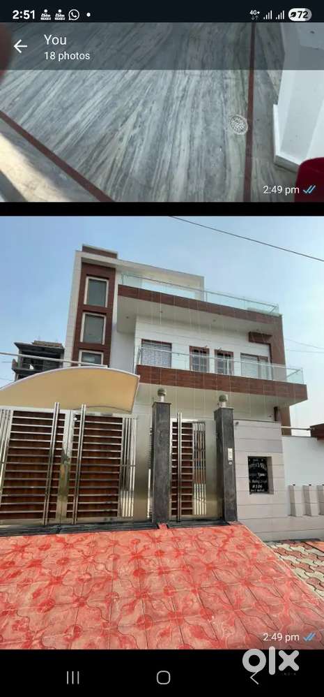 3BHK first floor for rent