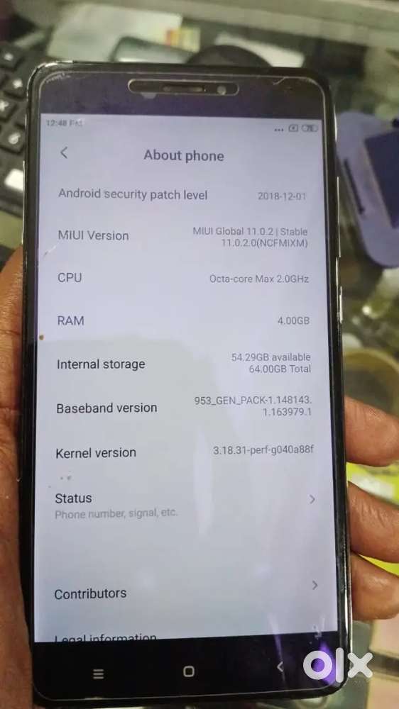 Octa-core max2.0 RAM 4/64