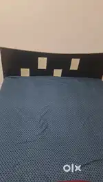 Queen size cot, matress with  storage