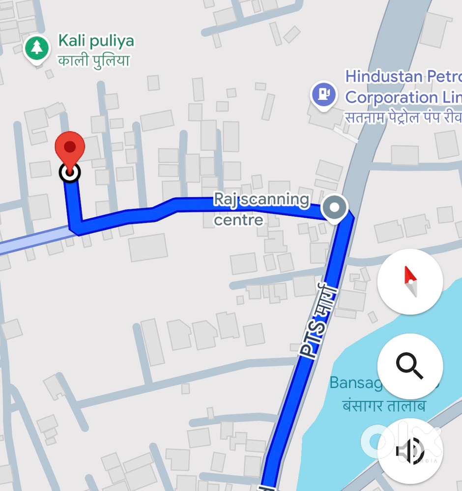 Double road plot for sale